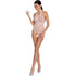 PASSION - WOMAN BS087 WEISSER BODYSTOCKING, EINE GRÖSSE