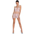 PASSION - WOMAN BS090 WEISSER BODYSTOCKING, EINE GRÖSSE