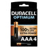 DURACELL - OPTIMUM 200 ALKALINE BATTERIE AAA LR03 4 EINHEIT