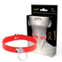 COQUETTE CHIC DESIRE - ROTE HALSKETTE AUS VEGANEM LEDER FETISCH-ACCESSOIRE FÜR FRAUEN