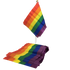 PRIDE - LGBT-FLAGGE, KLEINE FLAGGE, BANNER