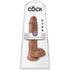 KING COCK - REALISTISCHER PENIS MIT KUGELN 19.8 CM KARAMELL