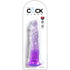 KING COCK - CLEAR REALISTISCHER PENIS 19.7 CM LILA