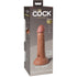KING COCK - ELITE REALISTISCHER SILIKONDILDO 15.2 CM KARAMELL