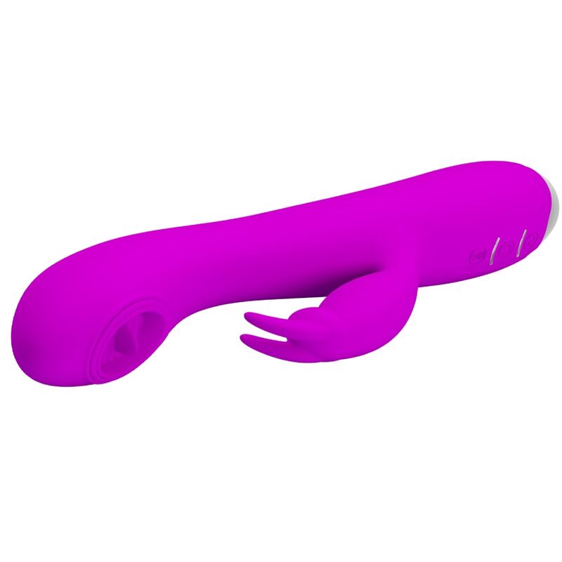 PRETTY LOVE - RACHEL WIEDERAUFLADBARER VIBRATOR MIT STIMULIERENDEN WELLEN LILA