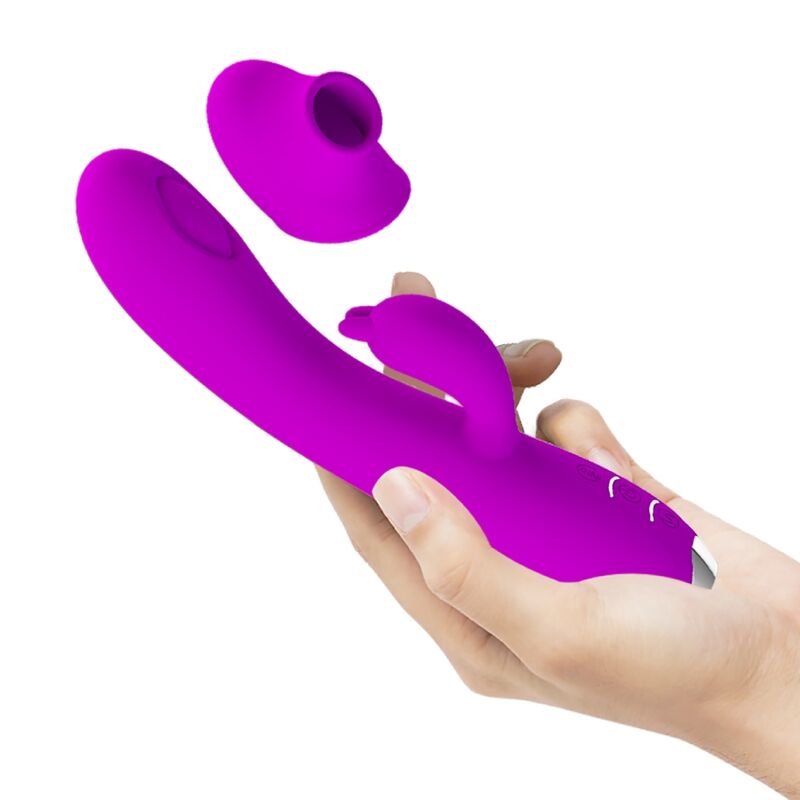 PRETTY LOVE - REGINA VIBRATOR - WIEDERAUFLADBAR STIMULIERENDE WELLEN LILA
