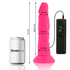 DIVERSIA - FLEXIBLER DILDO MIT VIBRATION ROSA 23 CM -O- 4.3 CM
