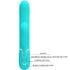 PRETTY LOVE - PERLITA MULTIFUNKTIONS-3-IN-1-G-PUNKT-VIBRATOR AQUA GRÜN