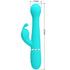 PRETTY LOVE - DEJON RABBIT VIBRATOR 3 IN 1 MULTIFUNKTIONS-AQUAGRÜN