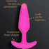G-VIBE - GPLUG VIBRATOR-ANALSPLUG XS FUCHSIA