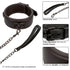 CALEXOTICS - NOCTURNAL HALSBAND & LEINE LEDER VERSTELLBAR SCHWARZ