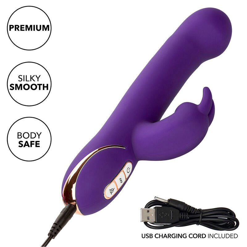 CALEXOTICS - JACK RABBIT VIBRATOR UND STIMULATOR 7 VIBRATIONSSTUFEN UND STIMULIERENDE WELLEN BLAU