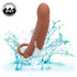 CALEXOTICS - MAXX RIBBED DUAL PENETRATOR 10 VIBRATIONEN BRAUN