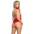 SUBBLIME - 953874 BODYSUIT MIT OFFENEN CUPS ROT S/M