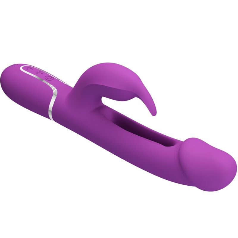 PRETTY LOVE - KAMPAS 3 IN 1 MULTIFUNKTIONS-RABBIT-VIBRATOR LILA