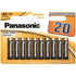 PANASONIC - ALKALINE-BATTERIE AA LR6, BRONZE, BLISTERPACKUNG MIT 20 STÜCK
