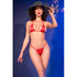 CHILIROSE - CR 4840 MIKROBIKINI ROT S/M