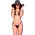CHILIROSE - CR 4840 MIKROBIKINI SCHWARZ S/M