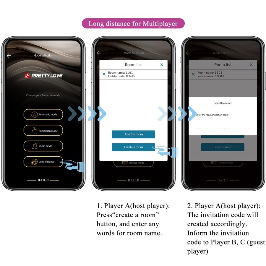 PRETTY LOVE - LEVIATHAN APP-GESTEUERTER VIBRATOR LILA