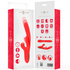 INTENSE - KAROL MULTIFUNKTIONSVIBRATOR STOSS & STIMULATION & STIMULIERENDE WELLEN ROT