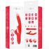 INTENSE - ROSALIA MULTIFUNKTIONSVIBRATOR 3 IN 1 ROT