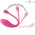 INTENSE - JANICE U VIBRATOR DOPPELSTIMULATION 10 VIBRATIONEN ROSA FERNBEDIENUNG