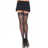 LEG AVENUE - NETZSTRÜMPFE MIT RÜCKENNAHT IN SWIRL-EFFEKT