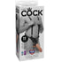 KING COCK - 28 CM HOHLES STRAP-ON-STRUMPFSYSTEM FLEISCH