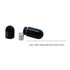 PRETTY LOVE - THIMBLE VIBRATORRING SCHWARZ