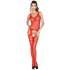 PASSION - WOMAN BS038 ROTER BODYSTOCKING, EINE GRÖSSE