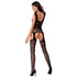 PASSION - WOMAN BS062 BODYSTOCKING SCHWARZ EINE GRÖSSE